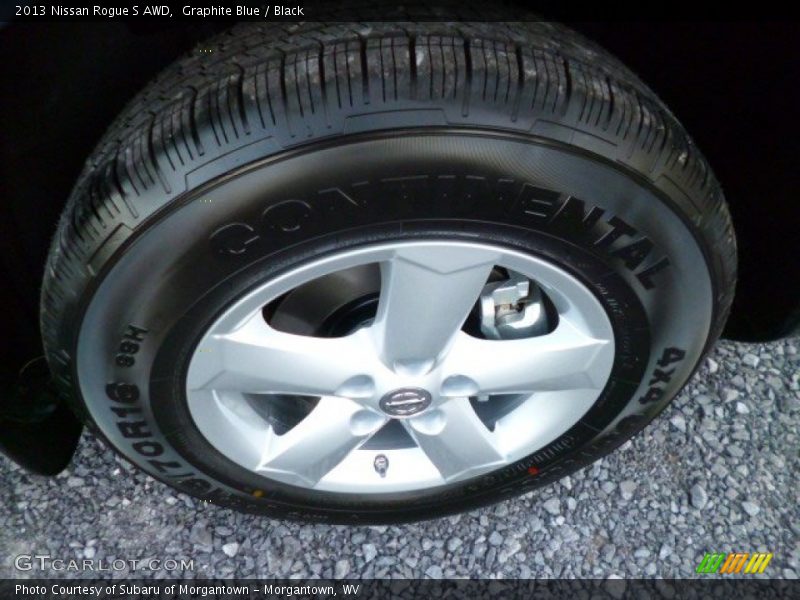 Graphite Blue / Black 2013 Nissan Rogue S AWD