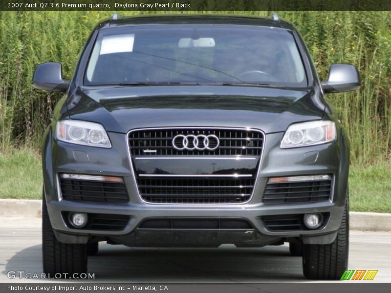 Daytona Gray Pearl / Black 2007 Audi Q7 3.6 Premium quattro
