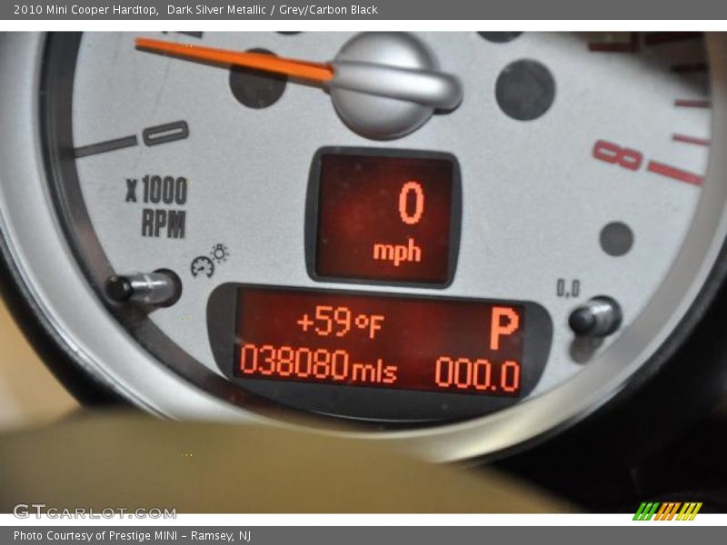 Dark Silver Metallic / Grey/Carbon Black 2010 Mini Cooper Hardtop