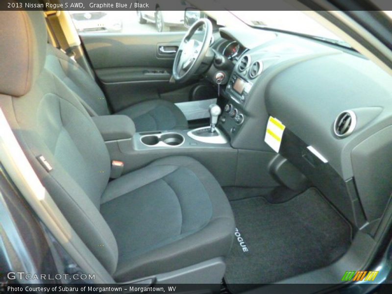 Graphite Blue / Black 2013 Nissan Rogue S AWD