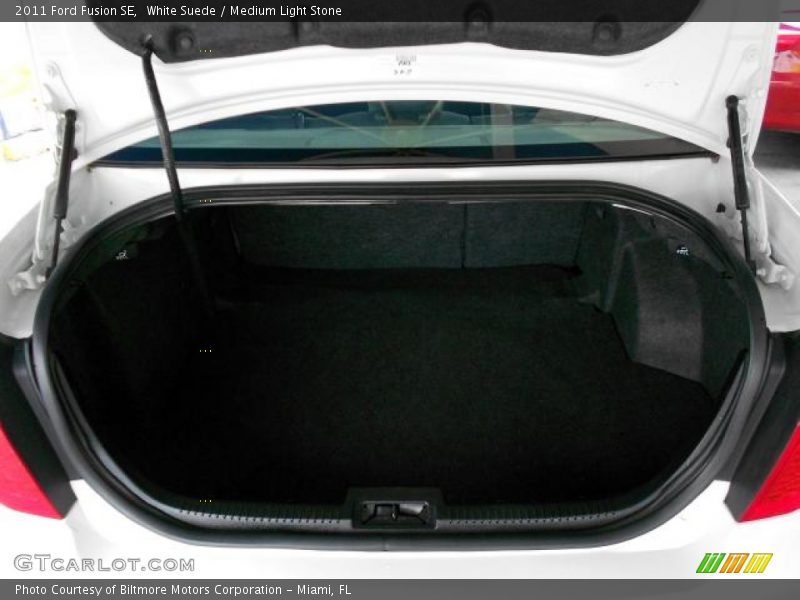 White Suede / Medium Light Stone 2011 Ford Fusion SE