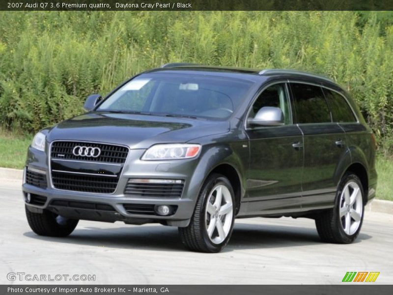 Daytona Gray Pearl / Black 2007 Audi Q7 3.6 Premium quattro