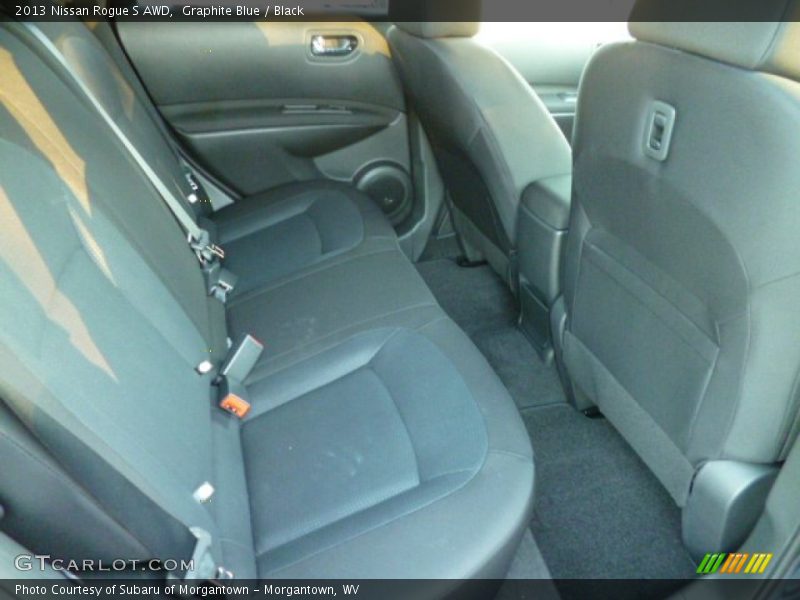 Graphite Blue / Black 2013 Nissan Rogue S AWD
