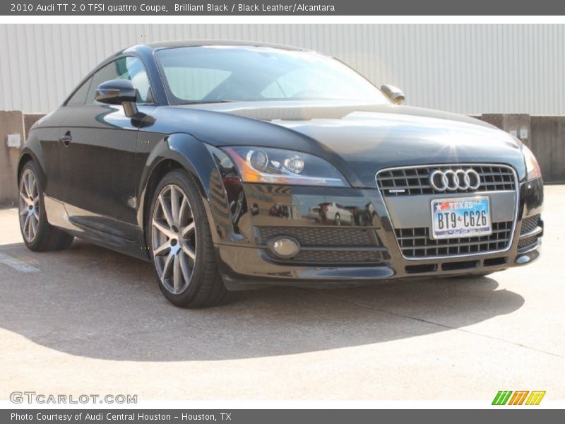 Brilliant Black / Black Leather/Alcantara 2010 Audi TT 2.0 TFSI quattro Coupe