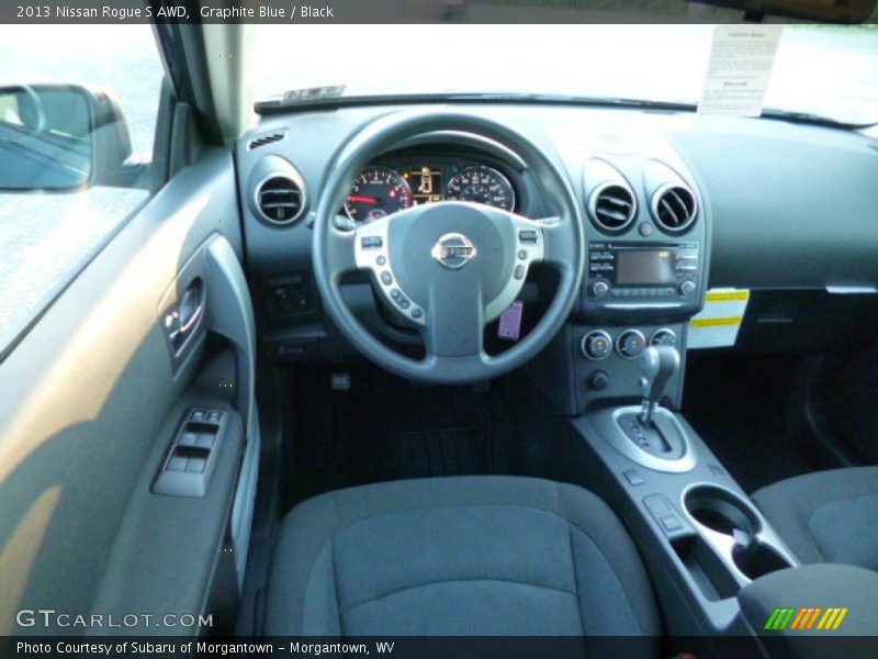 Graphite Blue / Black 2013 Nissan Rogue S AWD