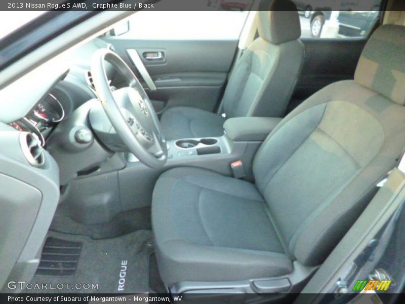 Graphite Blue / Black 2013 Nissan Rogue S AWD