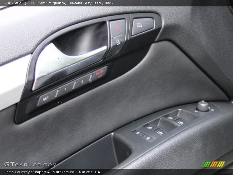 Daytona Gray Pearl / Black 2007 Audi Q7 3.6 Premium quattro