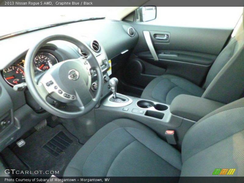 Graphite Blue / Black 2013 Nissan Rogue S AWD