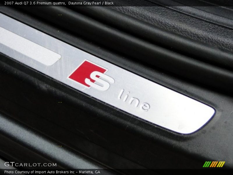Daytona Gray Pearl / Black 2007 Audi Q7 3.6 Premium quattro