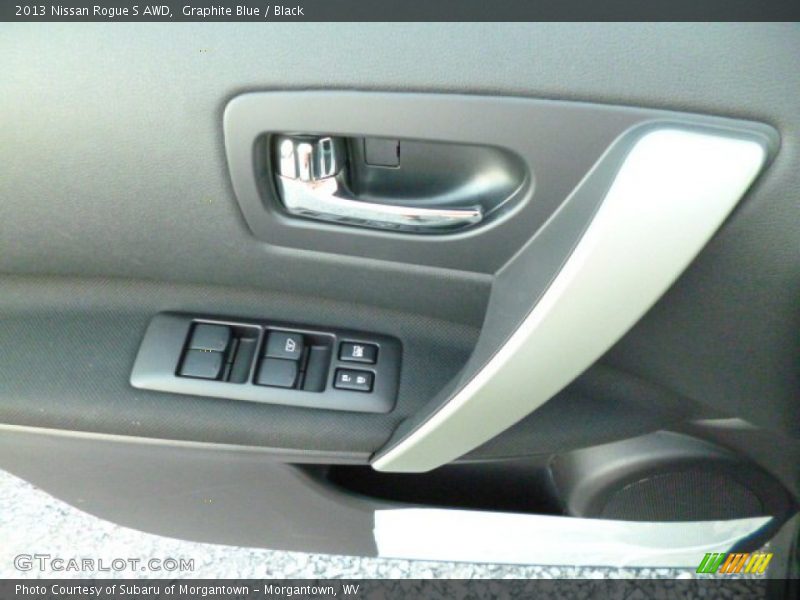 Graphite Blue / Black 2013 Nissan Rogue S AWD