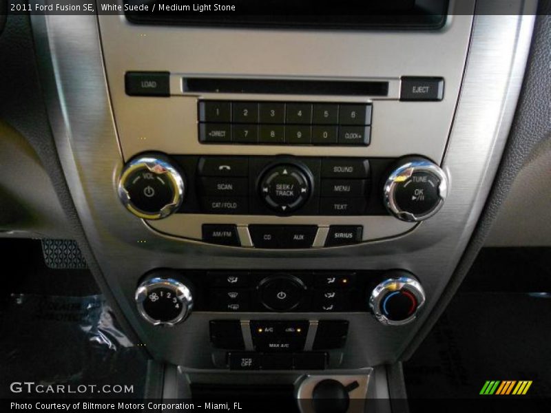White Suede / Medium Light Stone 2011 Ford Fusion SE