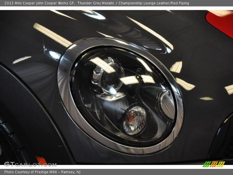 Thunder Grey Metallic / Championship Lounge Leather/Red Piping 2013 Mini Cooper John Cooper Works GP