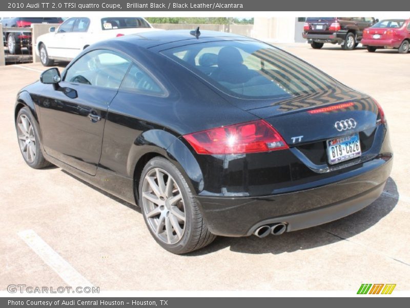 Brilliant Black / Black Leather/Alcantara 2010 Audi TT 2.0 TFSI quattro Coupe