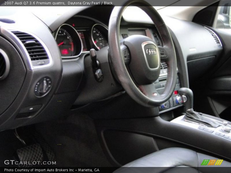 Daytona Gray Pearl / Black 2007 Audi Q7 3.6 Premium quattro