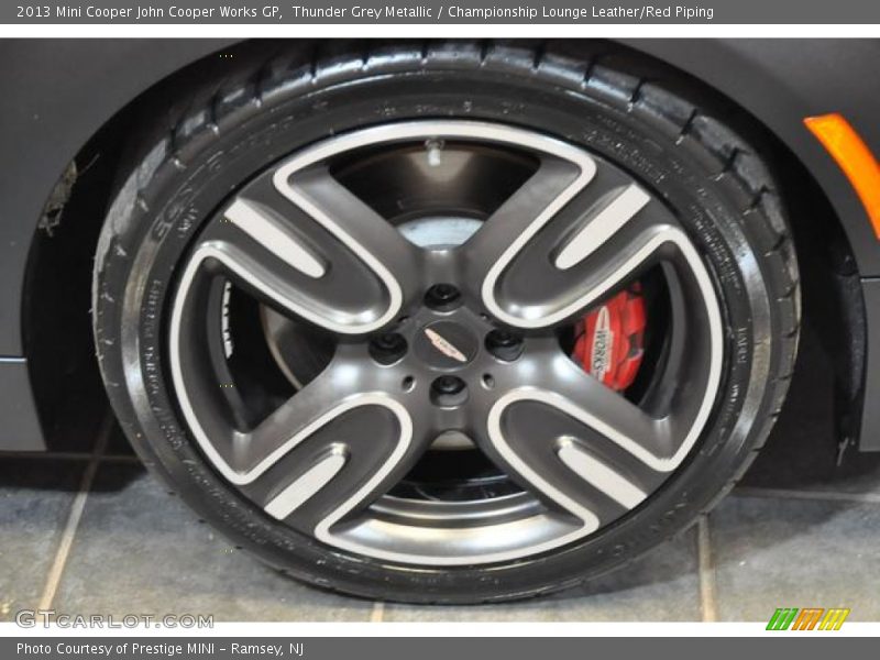 Thunder Grey Metallic / Championship Lounge Leather/Red Piping 2013 Mini Cooper John Cooper Works GP