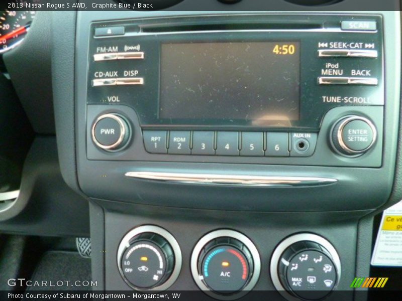 Graphite Blue / Black 2013 Nissan Rogue S AWD