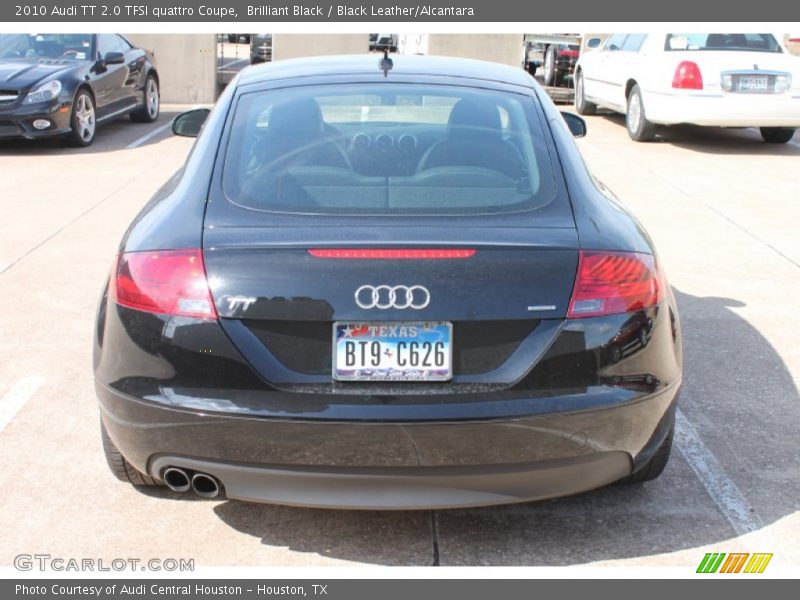 Brilliant Black / Black Leather/Alcantara 2010 Audi TT 2.0 TFSI quattro Coupe