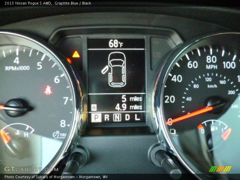 Graphite Blue / Black 2013 Nissan Rogue S AWD