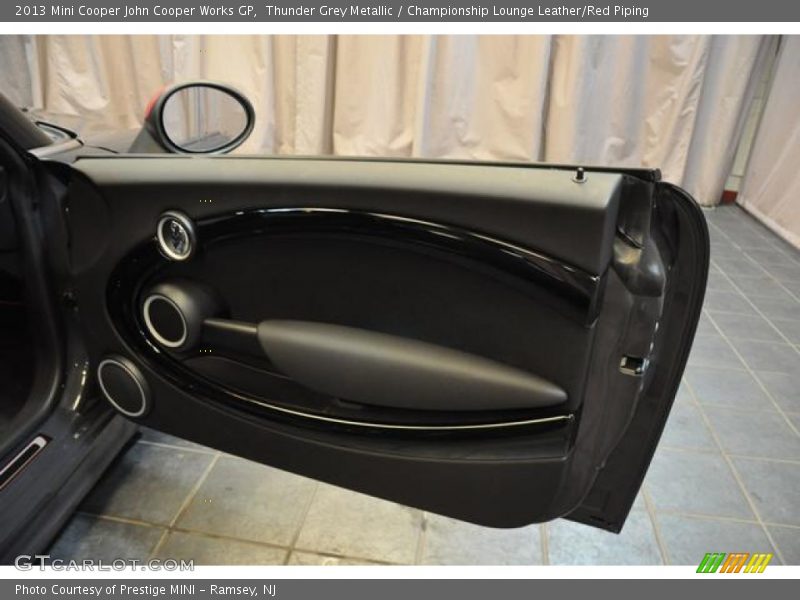 Thunder Grey Metallic / Championship Lounge Leather/Red Piping 2013 Mini Cooper John Cooper Works GP