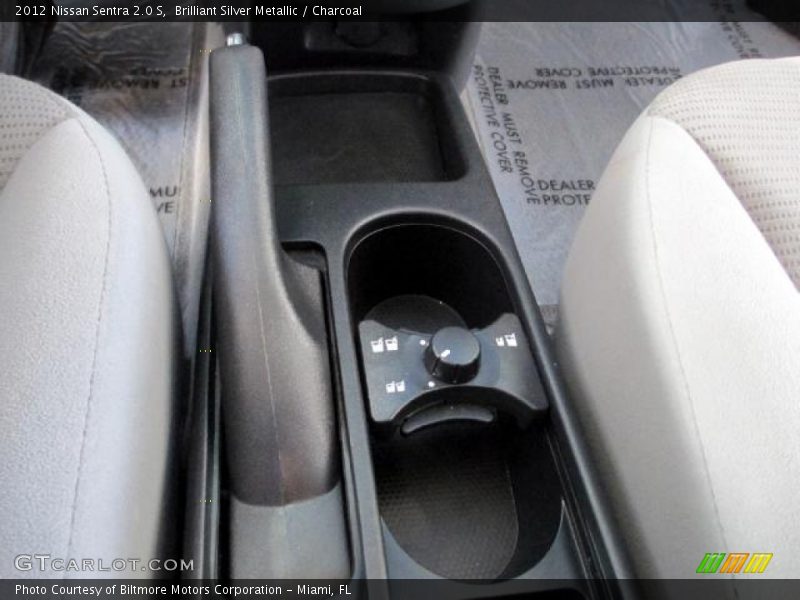 Brilliant Silver Metallic / Charcoal 2012 Nissan Sentra 2.0 S