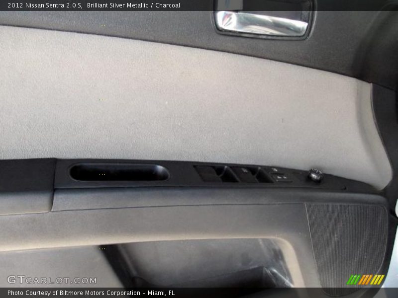 Brilliant Silver Metallic / Charcoal 2012 Nissan Sentra 2.0 S