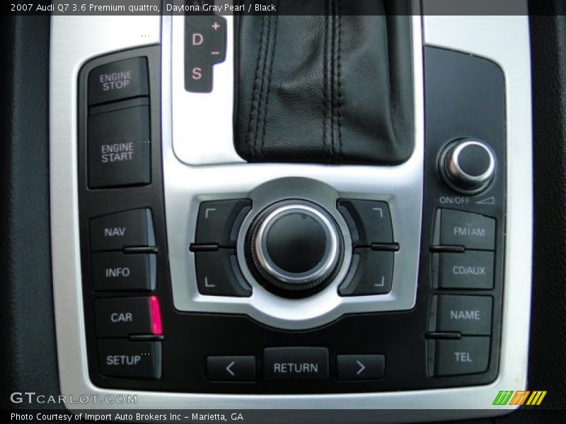 Daytona Gray Pearl / Black 2007 Audi Q7 3.6 Premium quattro
