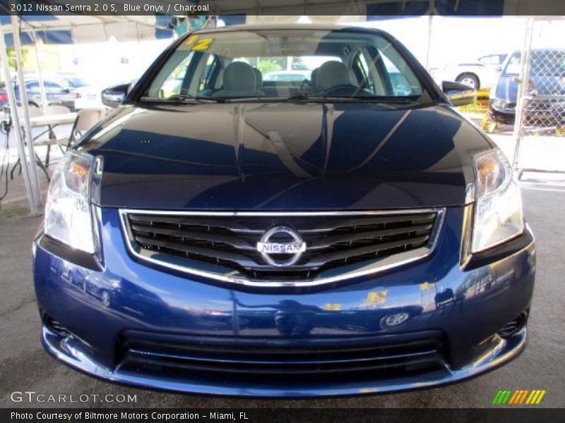 Blue Onyx / Charcoal 2012 Nissan Sentra 2.0 S