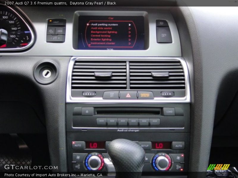 Controls of 2007 Q7 3.6 Premium quattro
