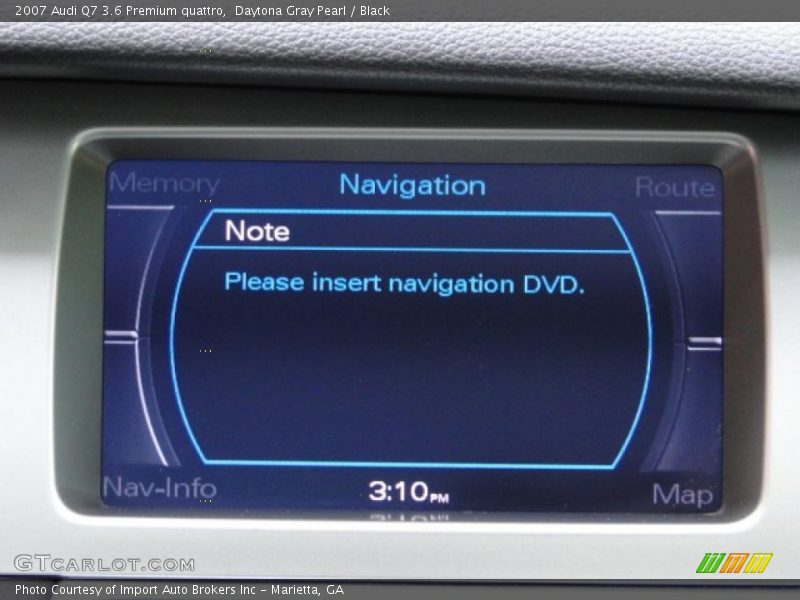 Daytona Gray Pearl / Black 2007 Audi Q7 3.6 Premium quattro