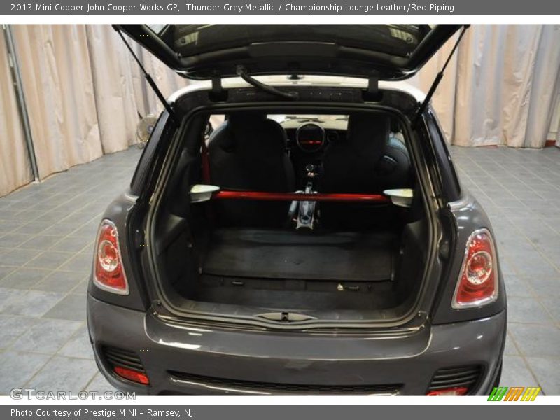Thunder Grey Metallic / Championship Lounge Leather/Red Piping 2013 Mini Cooper John Cooper Works GP