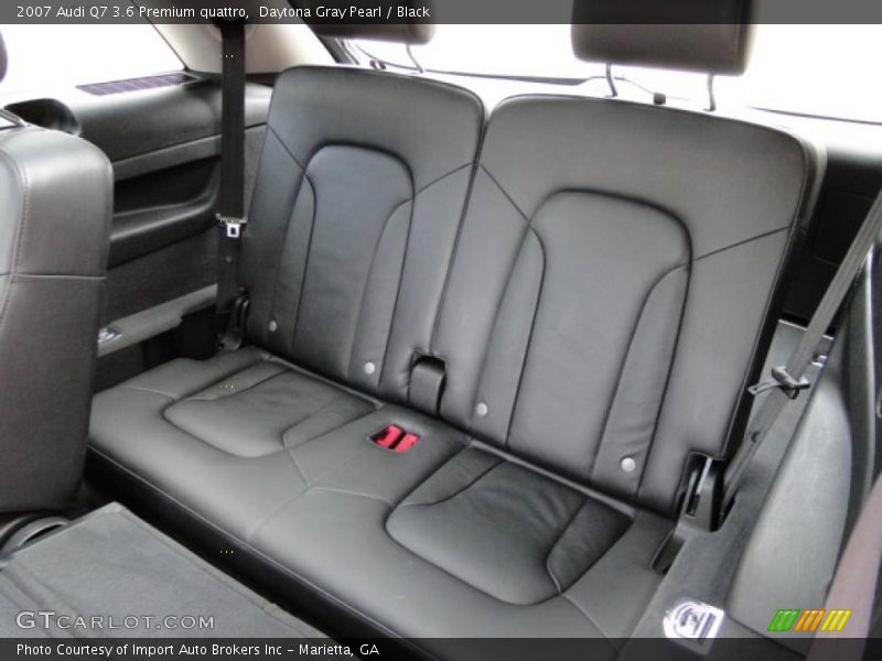 Rear Seat of 2007 Q7 3.6 Premium quattro