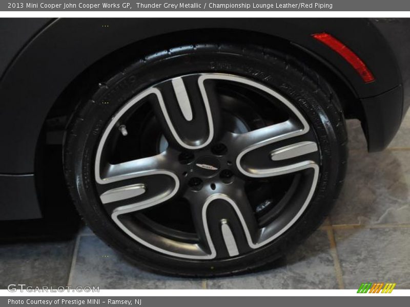 Thunder Grey Metallic / Championship Lounge Leather/Red Piping 2013 Mini Cooper John Cooper Works GP