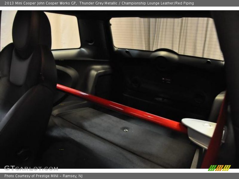 Thunder Grey Metallic / Championship Lounge Leather/Red Piping 2013 Mini Cooper John Cooper Works GP