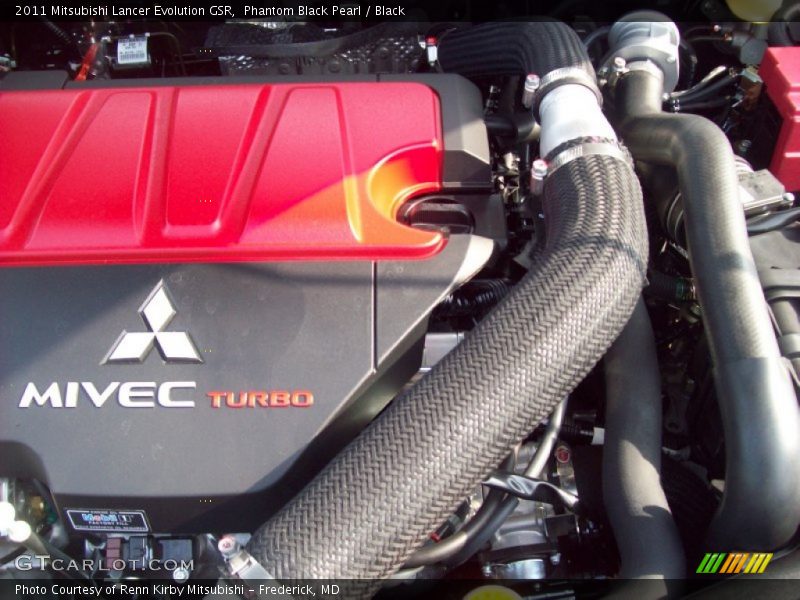 Phantom Black Pearl / Black 2011 Mitsubishi Lancer Evolution GSR