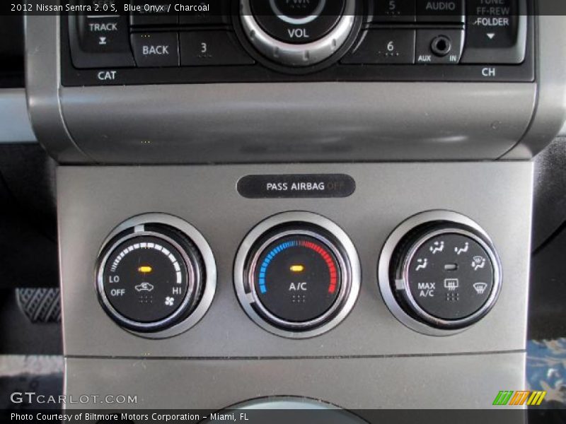 Blue Onyx / Charcoal 2012 Nissan Sentra 2.0 S