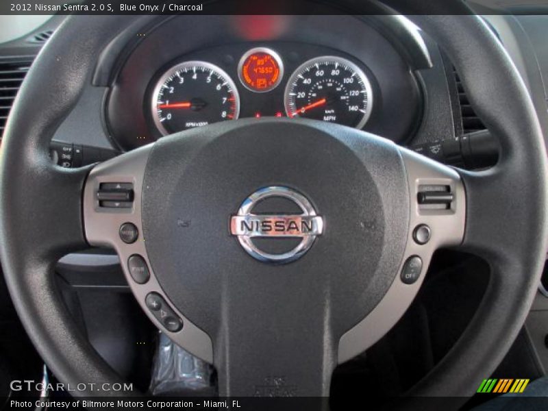Blue Onyx / Charcoal 2012 Nissan Sentra 2.0 S