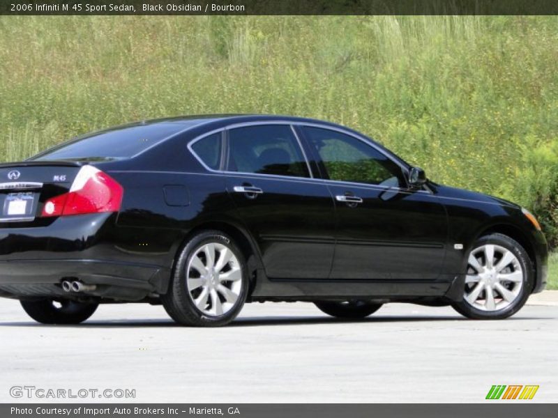 Black Obsidian / Bourbon 2006 Infiniti M 45 Sport Sedan
