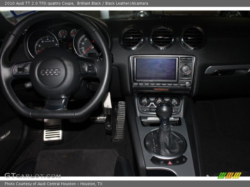 Brilliant Black / Black Leather/Alcantara 2010 Audi TT 2.0 TFSI quattro Coupe