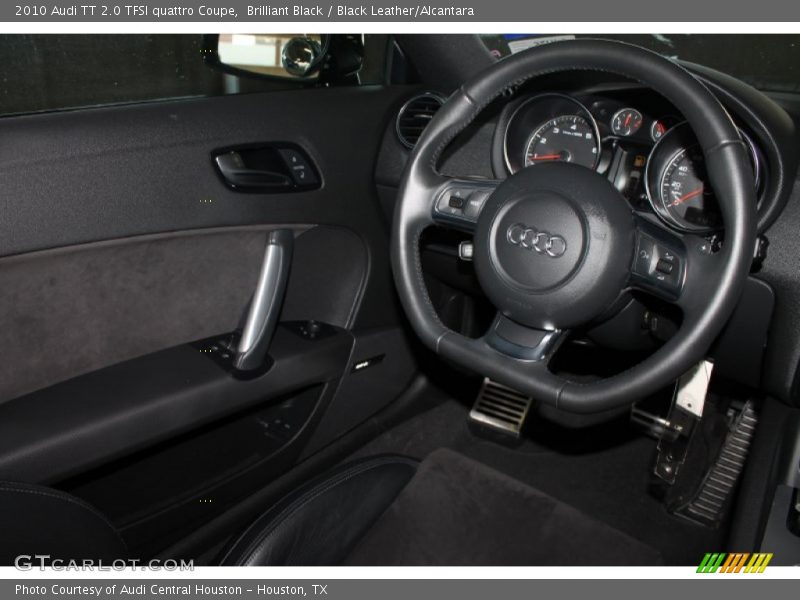 Brilliant Black / Black Leather/Alcantara 2010 Audi TT 2.0 TFSI quattro Coupe