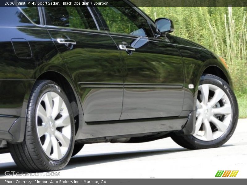 Black Obsidian / Bourbon 2006 Infiniti M 45 Sport Sedan