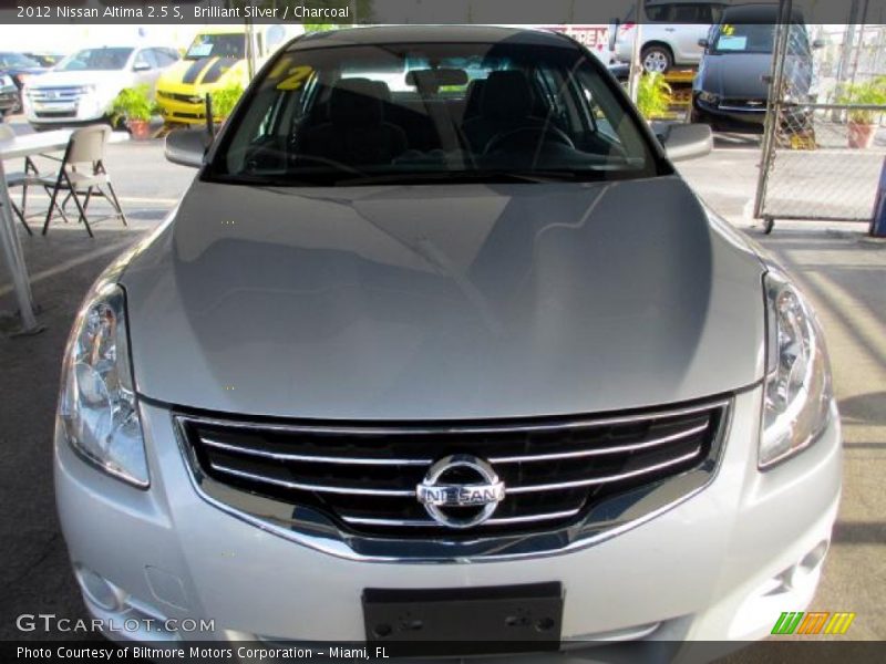 Brilliant Silver / Charcoal 2012 Nissan Altima 2.5 S