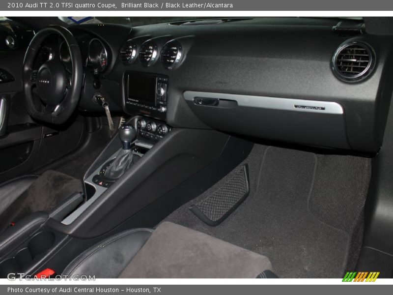 Brilliant Black / Black Leather/Alcantara 2010 Audi TT 2.0 TFSI quattro Coupe