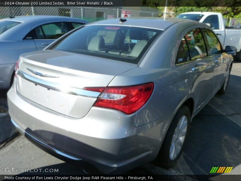 Billet Silver Metallic / Black 2014 Chrysler 200 Limited Sedan