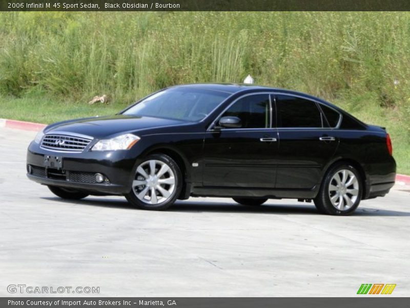 Black Obsidian / Bourbon 2006 Infiniti M 45 Sport Sedan