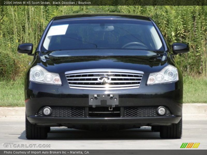 Black Obsidian / Bourbon 2006 Infiniti M 45 Sport Sedan