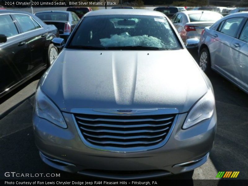Billet Silver Metallic / Black 2014 Chrysler 200 Limited Sedan