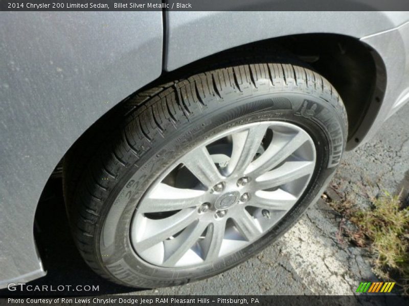 Billet Silver Metallic / Black 2014 Chrysler 200 Limited Sedan