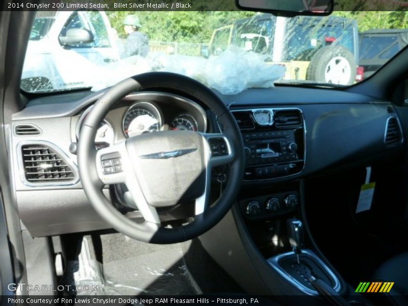 Billet Silver Metallic / Black 2014 Chrysler 200 Limited Sedan