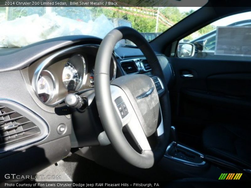 Billet Silver Metallic / Black 2014 Chrysler 200 Limited Sedan