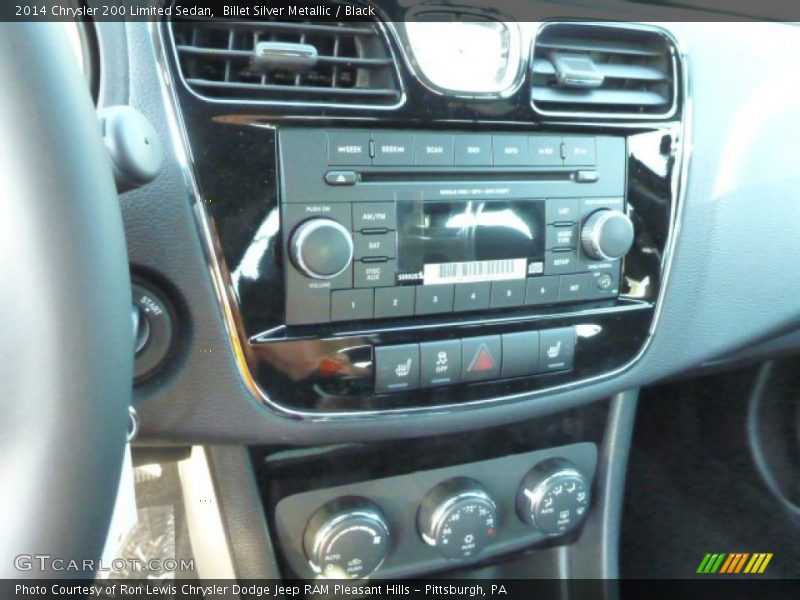 Billet Silver Metallic / Black 2014 Chrysler 200 Limited Sedan